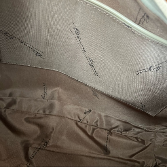 Vintage Etienne Aigner Bags Classics Ivory Crossbody Shoulder With Mirror - Picture 10 of 10